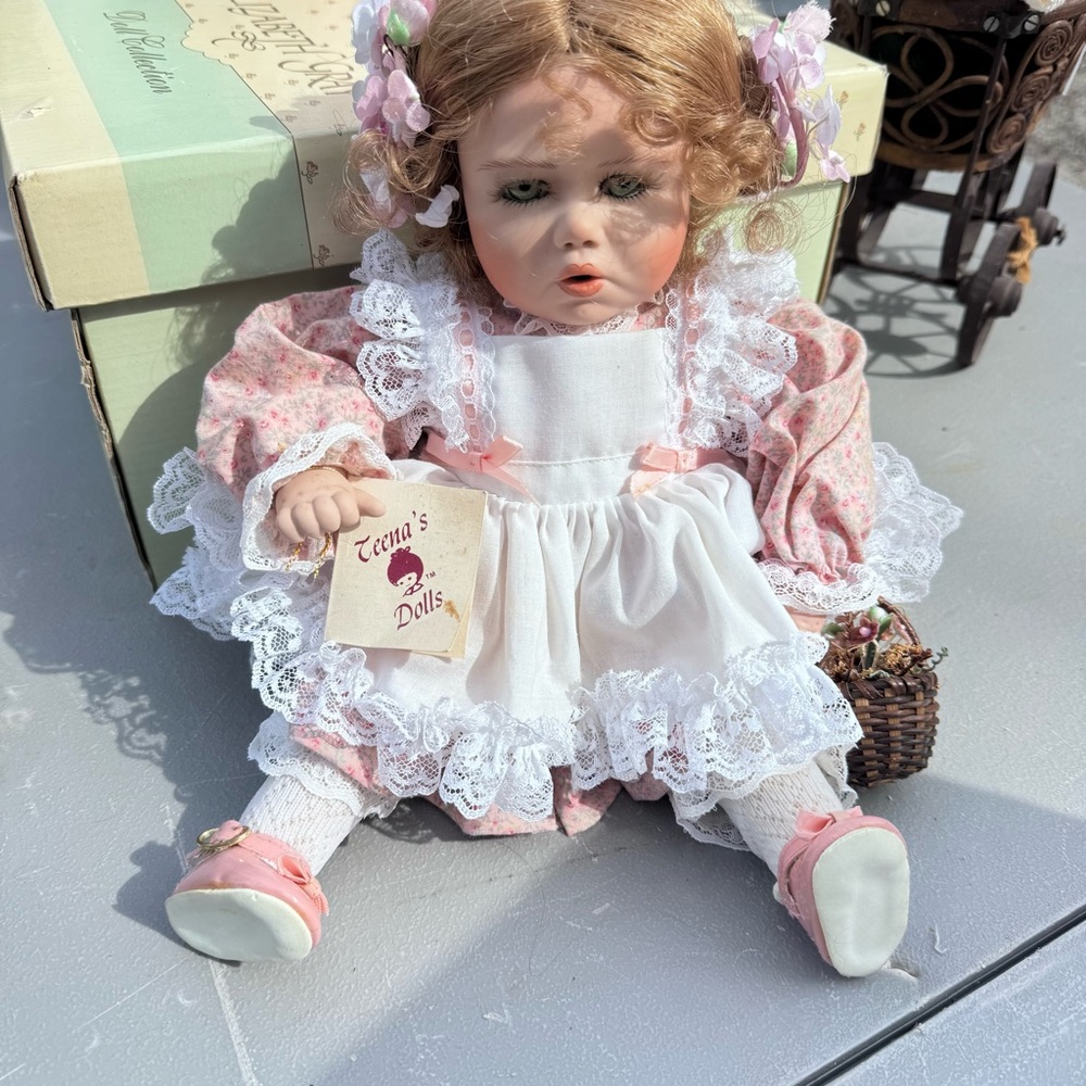 Perfect porcelain doll Vintage